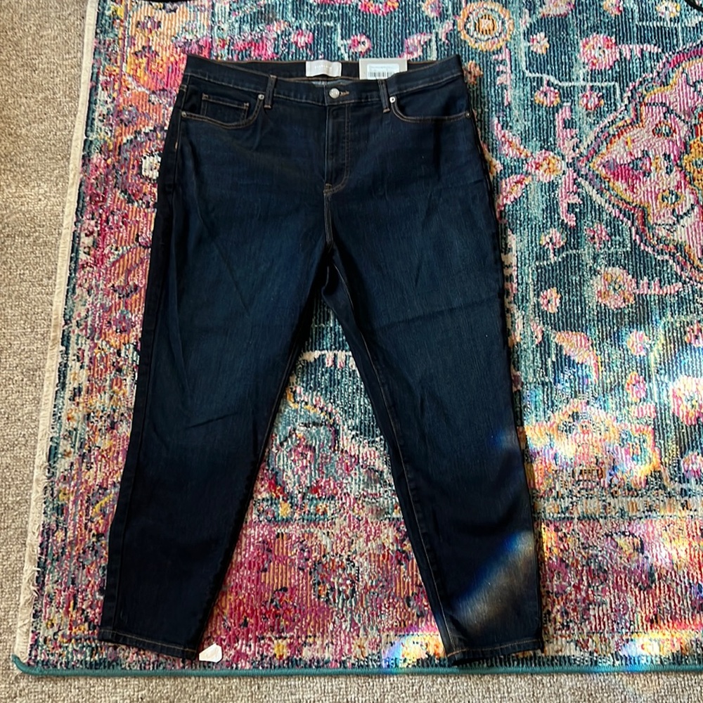 Everlane Deep Indigo - The High Rise Skinny Jean - Size 34